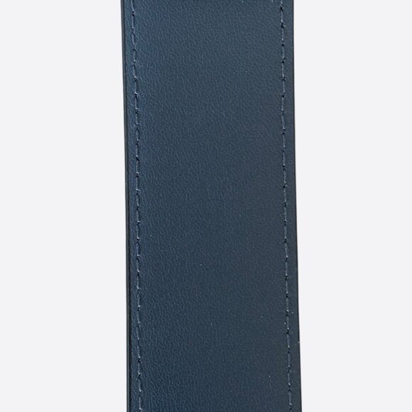 Louis Vuitton Navy Blue Monogram Upside Down Belt - Picture 3 of 3